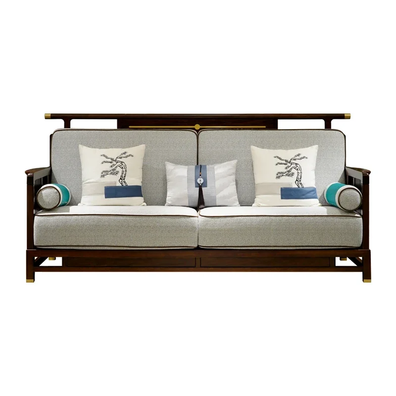 *New Chinese ebony all-solid wood sofa combination small apartment living room furniture
*New Chinese ebony all-solid wood sofa combination small apartment living room furniture