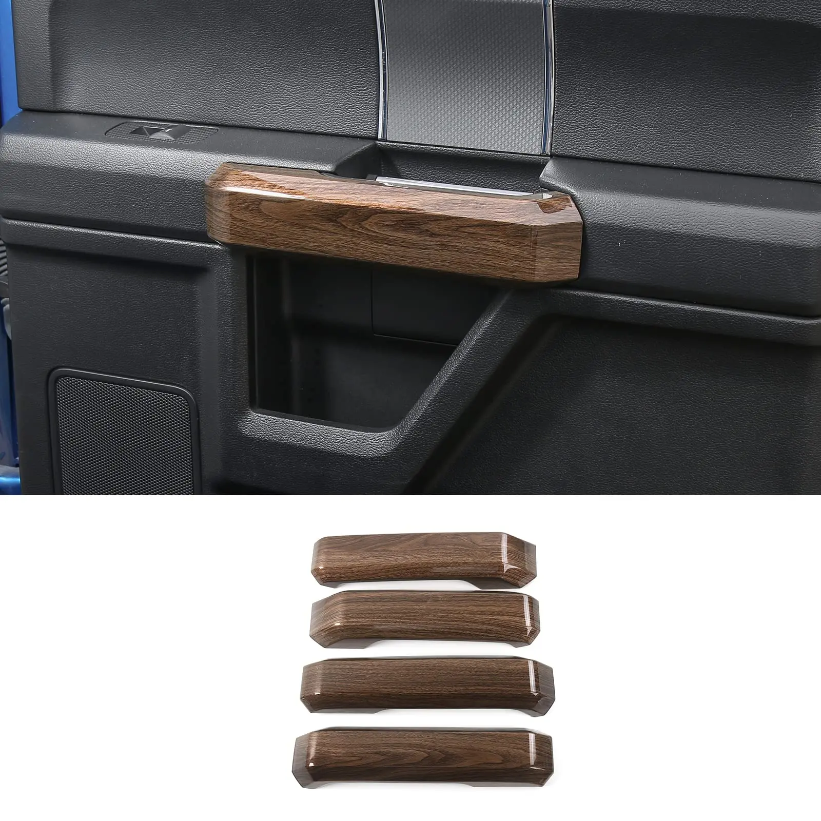Wood Grain Interior Door Handle Covers Trim Set For Ford F150 2015–2020 Four Pieces
Wood Grain Interior Door Handle Covers Trim Set For Ford F150 2015–2020 Four Pieces