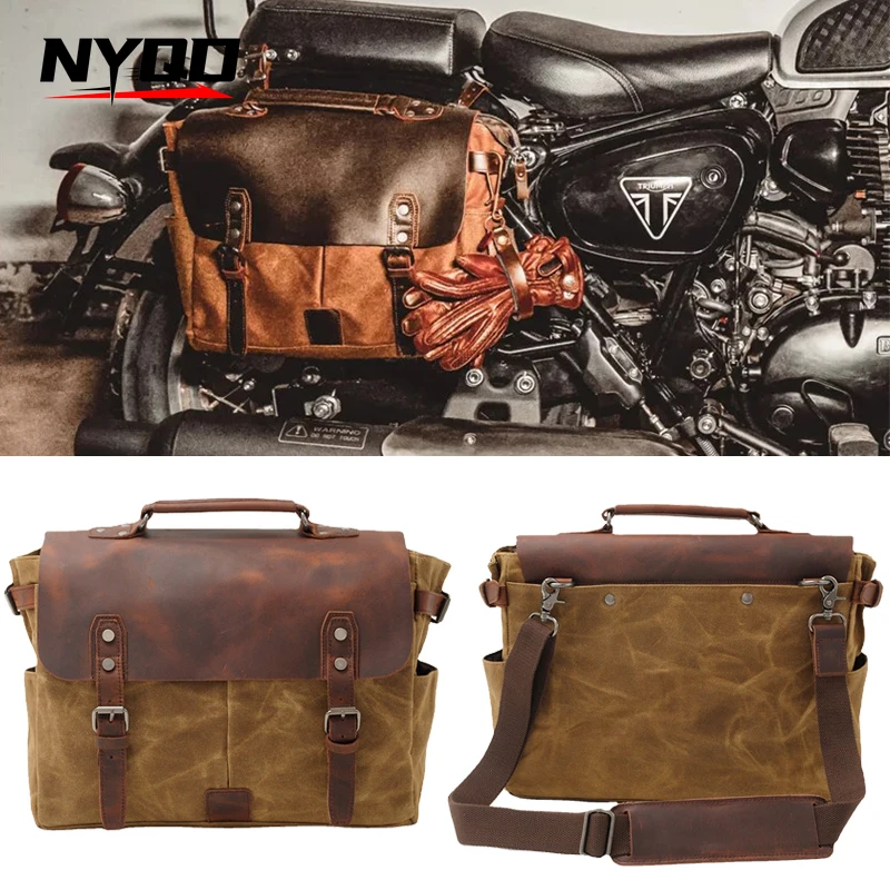 Universal Retro Motorcycle Side Bag Waterproof Rear Seat Bag Motorbike Tail Electric Vehicle Hanging Bag for HONDA Backpack
Universal Retro Motorcycle Side Bag Waterproof Rear Seat Bag Motorbike Tail Electric Vehicle Hanging Bag for HONDA Backpack