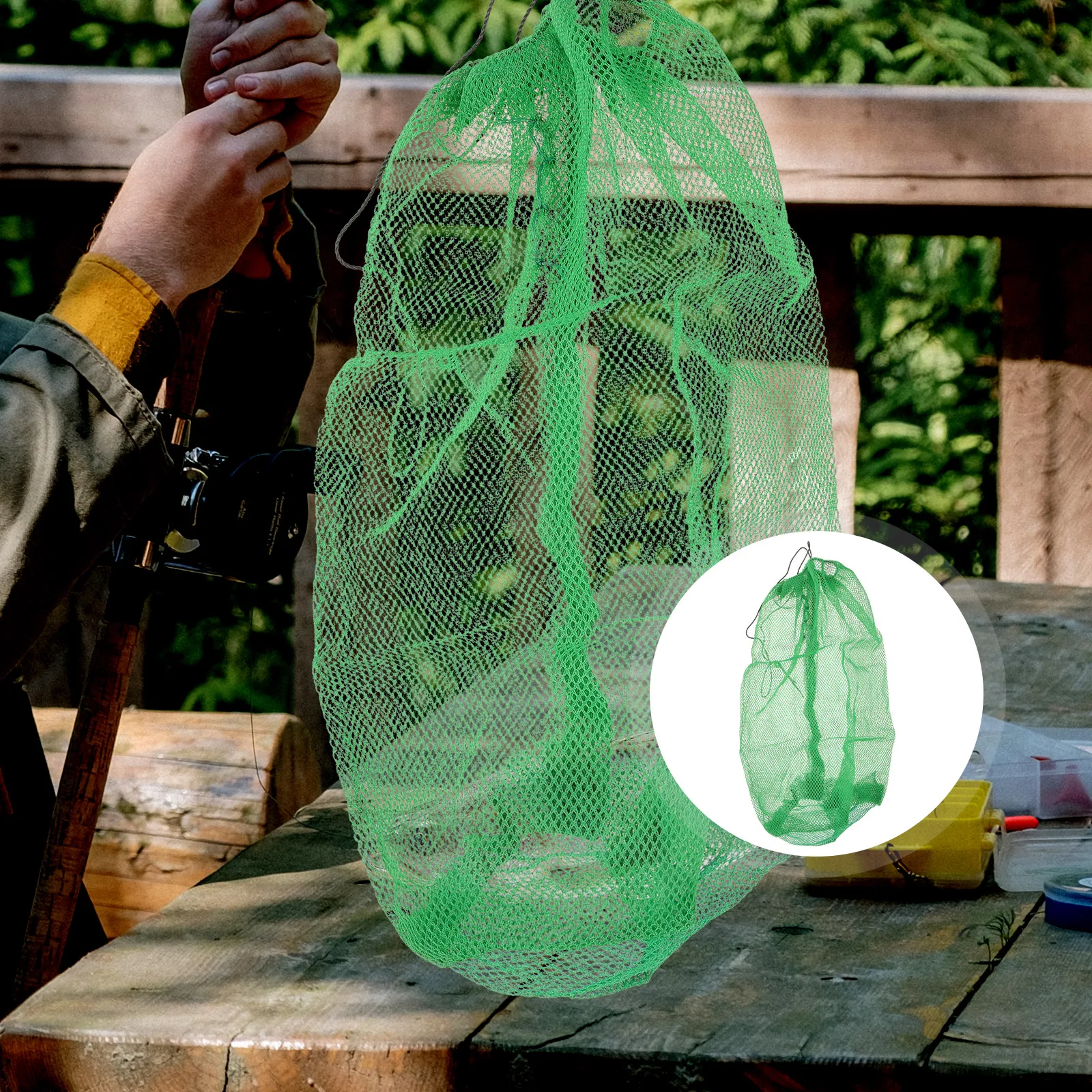 2 Pcs Portable Fishing Net Bag Bags Drawstring Small Fishnet Nets Catch Storage Nylon with Travel
2 Pcs Portable Fishing Net Bag Bags Drawstring Small Fishnet Nets Catch Storage Nylon with Travel