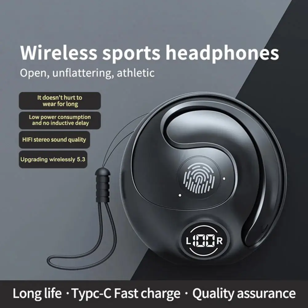Bluetooth-совместимые наушники 5.3, стереозвук с басами и микрофоном, наушники HIFI для тренировок по бегу
Bluetooth-совместимые наушники 5.3, стереозвук с басами и микрофоном, наушники HIFI для тренировок по бегу