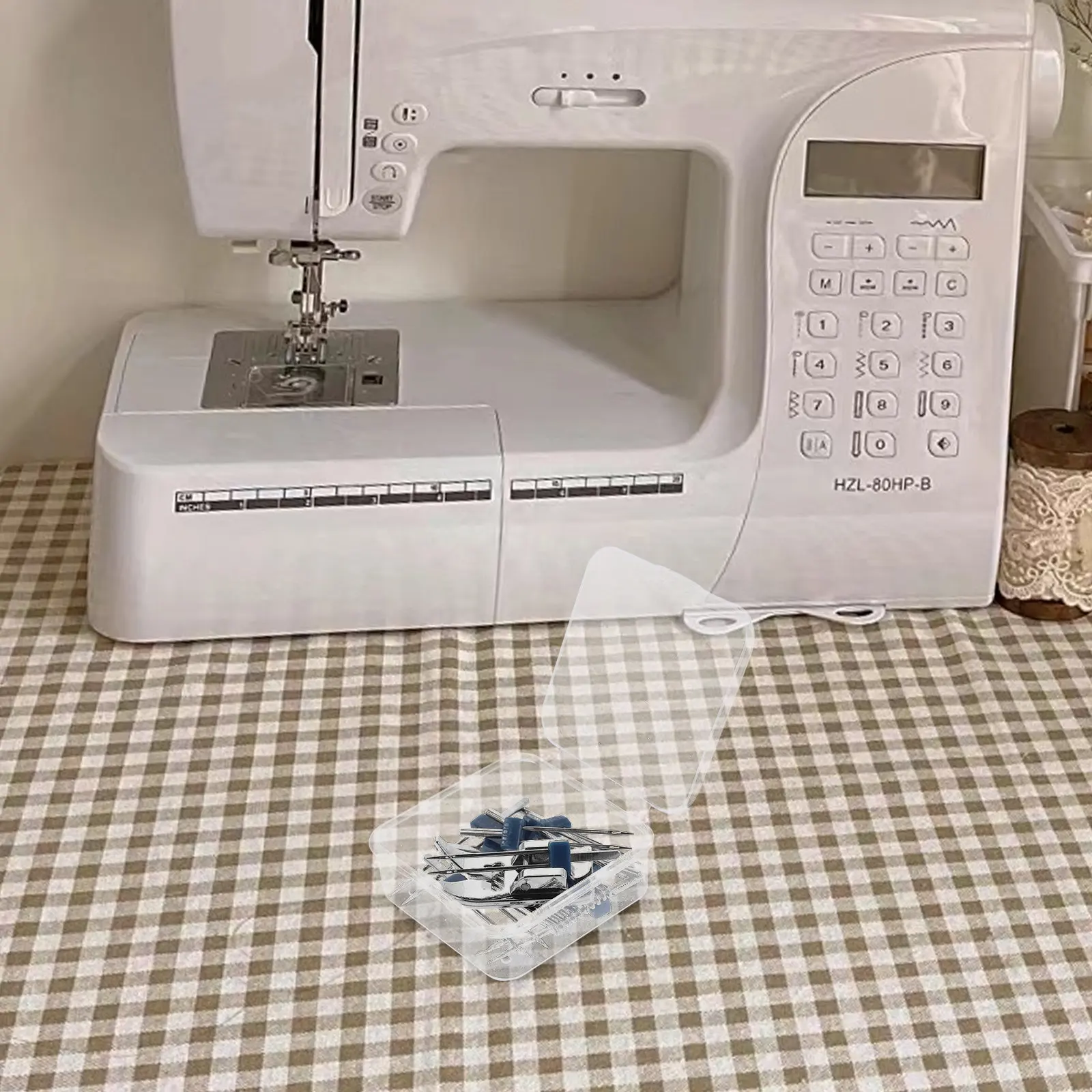 Универсальный двойной игольный прижимной механизм (набор) для швейных машин с иглами для эластичных тканей и инструментом для двойной заправки нити, для декоративной строчки и работы с плотными тканями
Универсальный двойной игольный прижимной механизм (набор) для швейных машин с иглами для эластичных тканей и инструментом для двойной заправки нити, для декоративной строчки и работы с плотными тканями