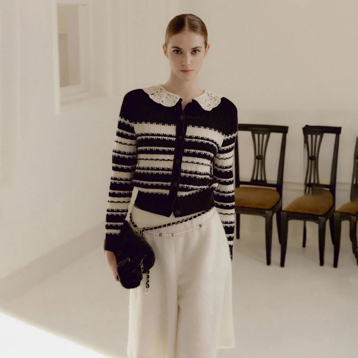 Sweet Sle Woolen Camere Knitted irt Soft Skin-friendly Hollow out Lapel Commute Versatile Long Sve Regular Length Ca...
Sweet Sle Woolen Camere Knitted irt Soft Skin-friendly Hollow out Lapel Commute Versatile Long Sve Regular Length Ca...