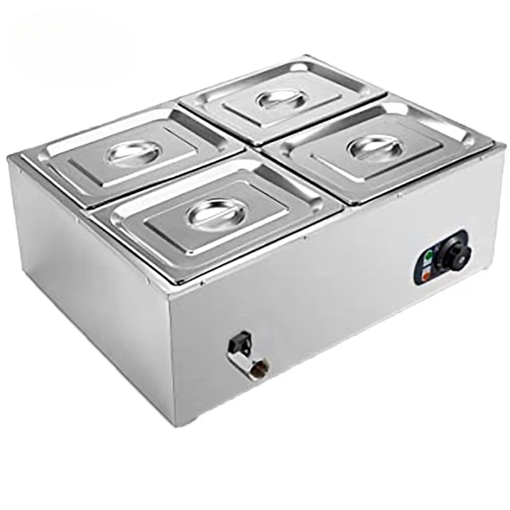 Equipment Electric Warmer Display 1.5KW For Catering Commercial UseHot Products Four Pans Stainless Steel Bain Marie Restaurant
Equipment Electric Warmer Display 1.5KW For Catering Commercial UseHot Products Four Pans Stainless Steel Bain Marie Restaurant