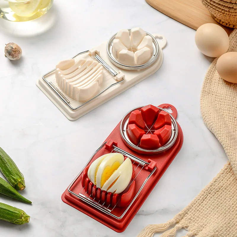 2 In 1 Multifunctional Upgrade Egg Cutter Stainless Steel Slicer Sectioner Mold Flower-Shape Luncheon Meat Tools Kitchen Gadgets
2 In 1 Multifunctional Upgrade Egg Cutter Stainless Steel Slicer Sectioner Mold Flower-Shape Luncheon Meat Tools Kitchen Gadgets