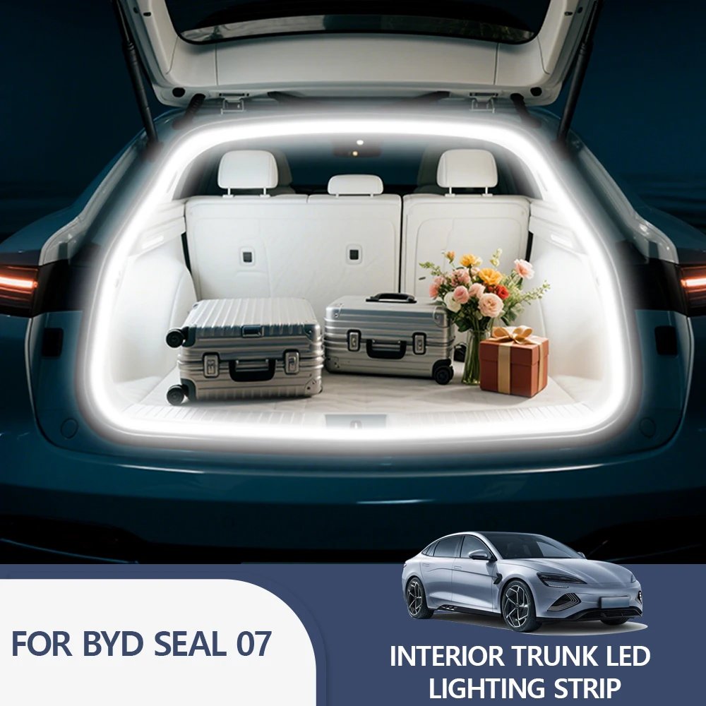Светодиодная лента для заднего багажника BYD SEAL 07, декоративная подсветка салона, атмосферная подсветка багажного отделения
Светодиодная лента для заднего багажника BYD SEAL 07, декоративная подсветка салона, атмосферная подсветка багажного отделения