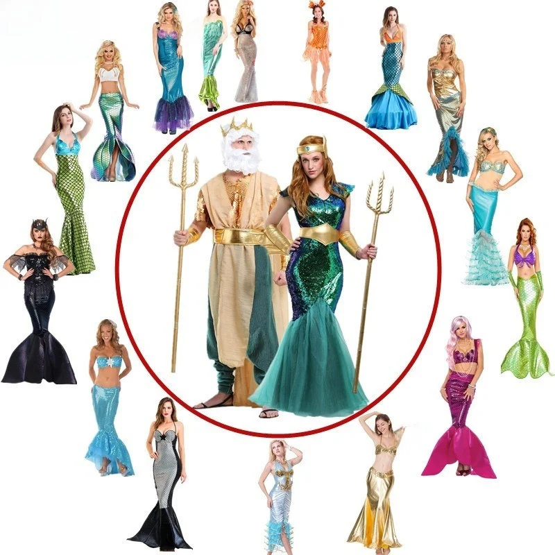 Adult Mermaid Princess Swimsuit Performance Photography Costume Summer Fish Tail Dress Sexy Human Fish Lady Halloween Outfit
Adult Mermaid Princess Swimsuit Performance Photography Costume Summer Fish Tail Dress Sexy Human Fish Lady Halloween Outfit