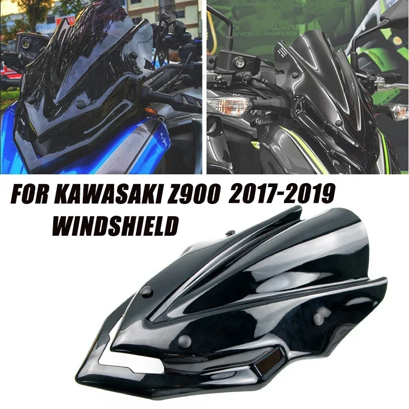 For Kawasaki Z900 Windshield Z-900 2017 2018 2019 Motorcycle Wind Deflectors Accessories Front Screen Windscreen Fairing ABS
For Kawasaki Z900 Windshield Z-900 2017 2018 2019 Motorcycle Wind Deflectors Accessories Front Screen Windscreen Fairing ABS