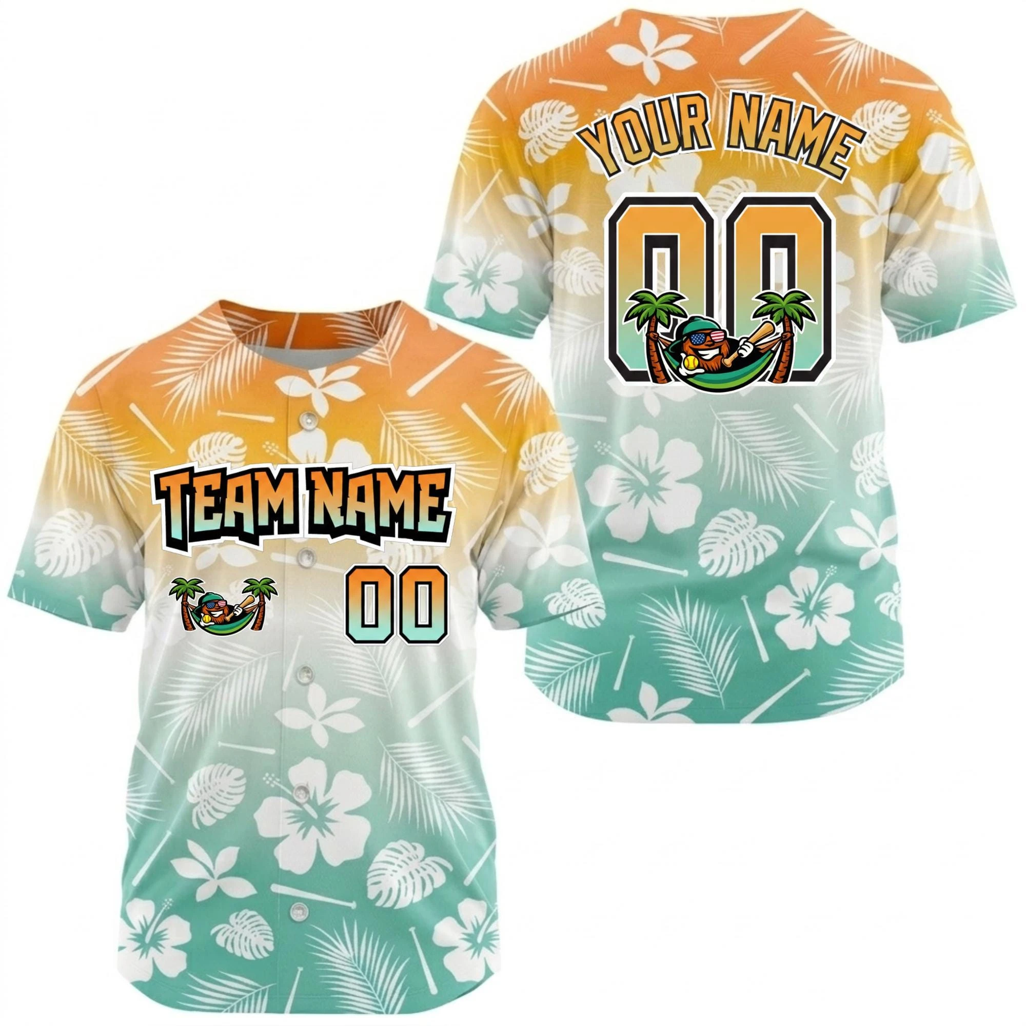 Island Theme Baseball Jersey Personalized Team Name Number Tropical Button Up Shirt For Softball Travel Vacation Shirts
Island Theme Baseball Jersey Personalized Team Name Number Tropical Button Up Shirt For Softball Travel Vacation Shirts