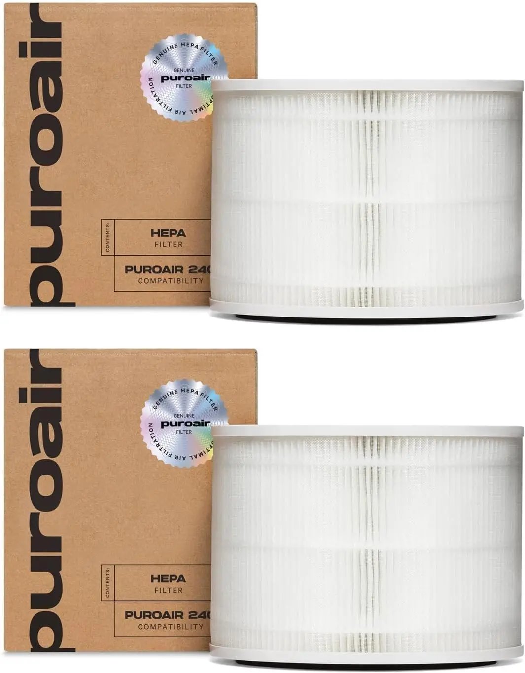 HEPA Air Purifier Filter with CarbonTech, 99.9% Effective Against Pollen, Dust, Pet Dander, Smoke & Odors (2-Pack)
HEPA Air Purifier Filter with CarbonTech, 99.9% Effective Against Pollen, Dust, Pet Dander, Smoke & Odors (2-Pack)