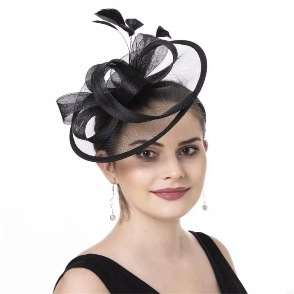 Fashion Breathable Headpiece Fascinator Hat Headbands Women Gift Prom Costume Hat with Clip Wedding Costume Hat For Themed Event
Fashion Breathable Headpiece Fascinator Hat Headbands Women Gift Prom Costume Hat with Clip Wedding Costume Hat For Themed Event