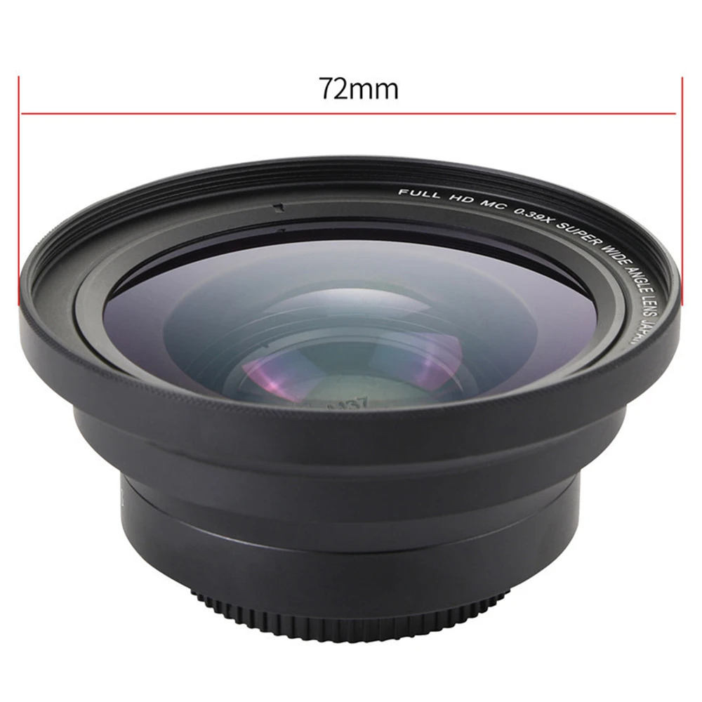 Universal 37mm 0.39X Super Wide Angle Macro Lens For Video Camera 2 In 1 Full HD Camcorder Digital Camera 4K 1080P Optical Lens
Universal 37mm 0.39X Super Wide Angle Macro Lens For Video Camera 2 In 1 Full HD Camcorder Digital Camera 4K 1080P Optical Lens