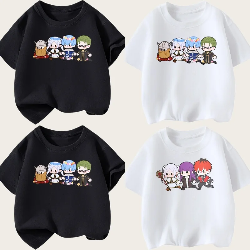 Anime Character Cotton T-Shirt for Frieren Beyond Journey's End Printing Summer Children Short Sleeved Top Children's Clothing
Anime Character Cotton T-Shirt for Frieren Beyond Journey's End Printing Summer Children Short Sleeved Top Children's Clothing