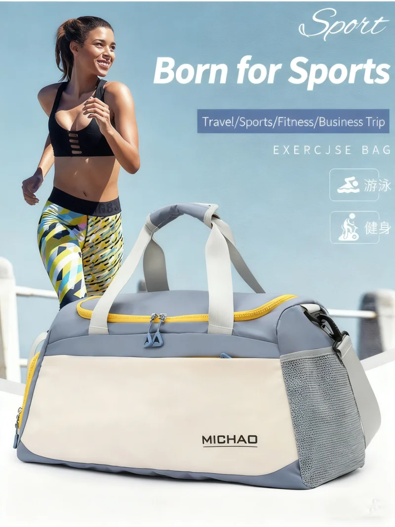 Unisex Crossbody and Handbag Dry and Wet Separation Gym Bag Large Capacity Travel Bag Waterproof Sports Training Bag
Unisex Crossbody and Handbag Dry and Wet Separation Gym Bag Large Capacity Travel Bag Waterproof Sports Training Bag