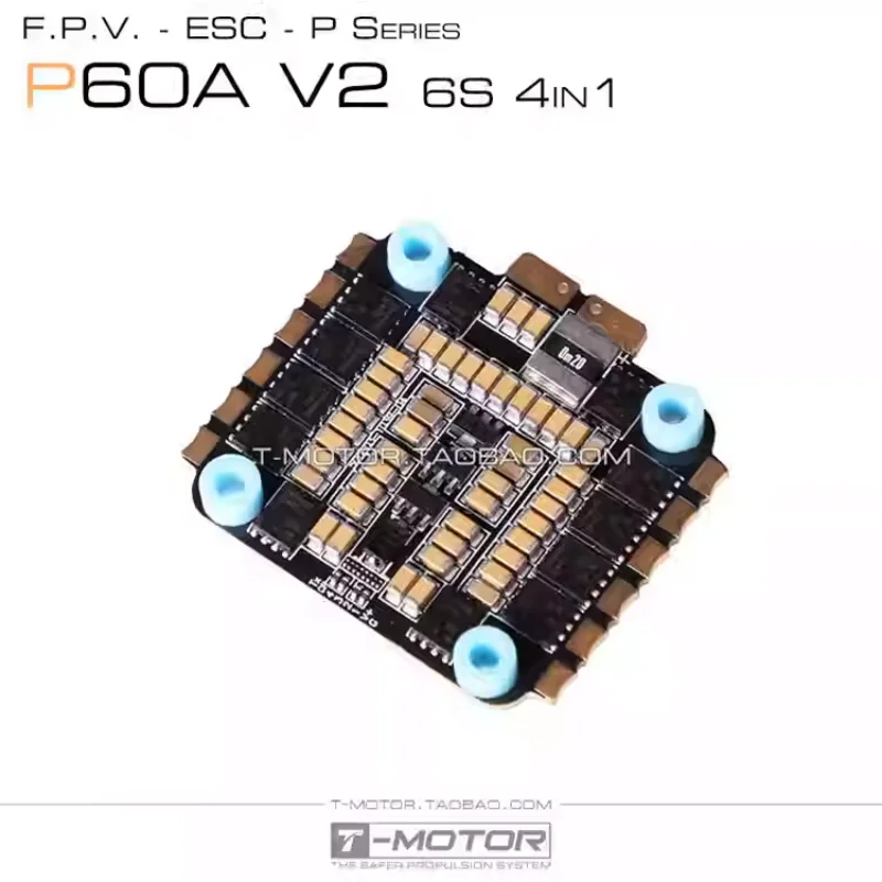 Tmotor P60A V2 6S 4IN1 ESC 128KHz PWM Electronic Speed Controller For FPV FC Stack BETAFLIGHT/ALPHA/EMUFLIGHT RC Model DIY
Tmotor P60A V2 6S 4IN1 ESC 128KHz PWM Electronic Speed Controller For FPV FC Stack BETAFLIGHT/ALPHA/EMUFLIGHT RC Model DIY
