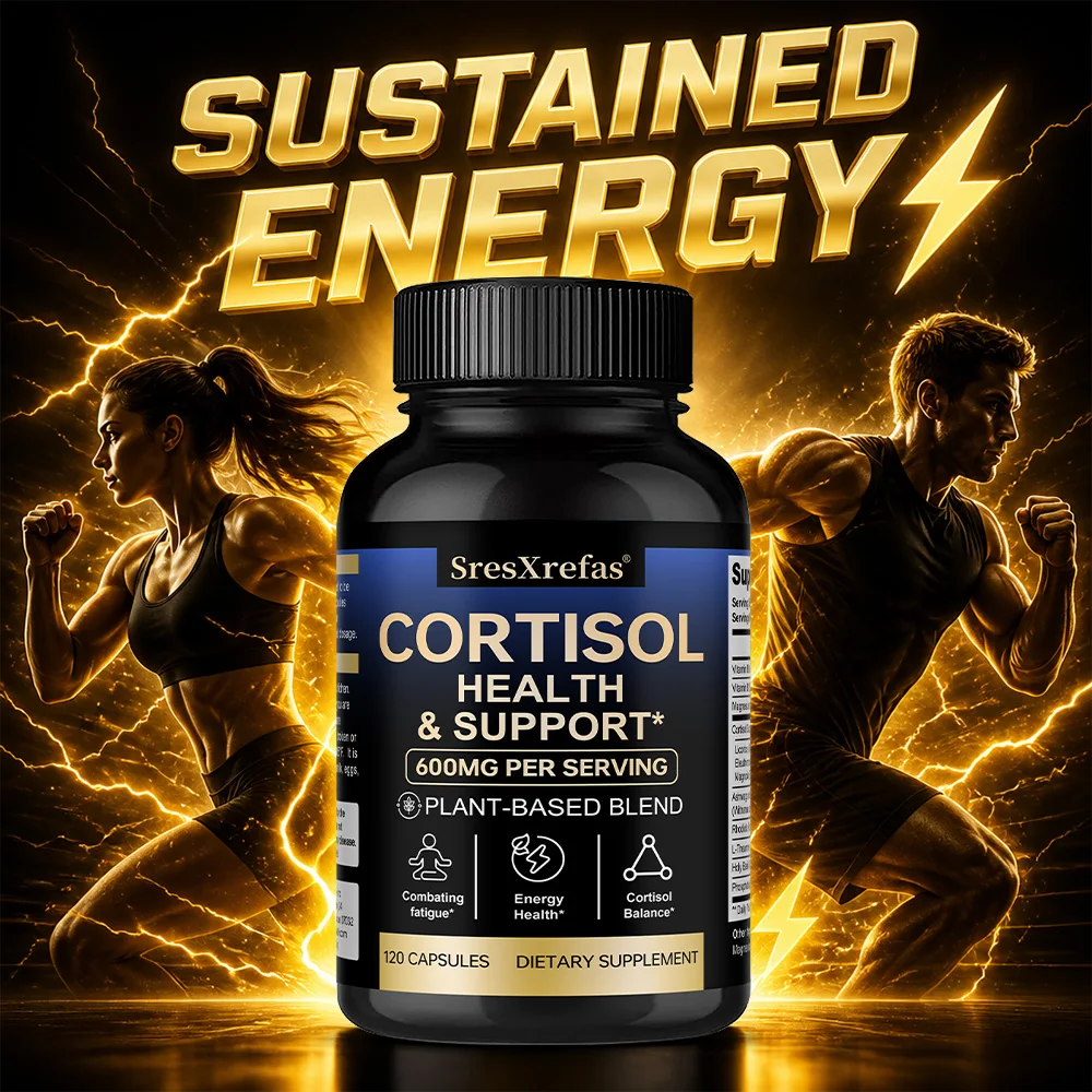 Cortisol Support Capsules Ashwagandha, Magnesium, Holy Basil, Stress Relief, Maintain Calm, Mood, Focus & Night Wellness Support
Cortisol Support Capsules Ashwagandha, Magnesium, Holy Basil, Stress Relief, Maintain Calm, Mood, Focus & Night Wellness Support