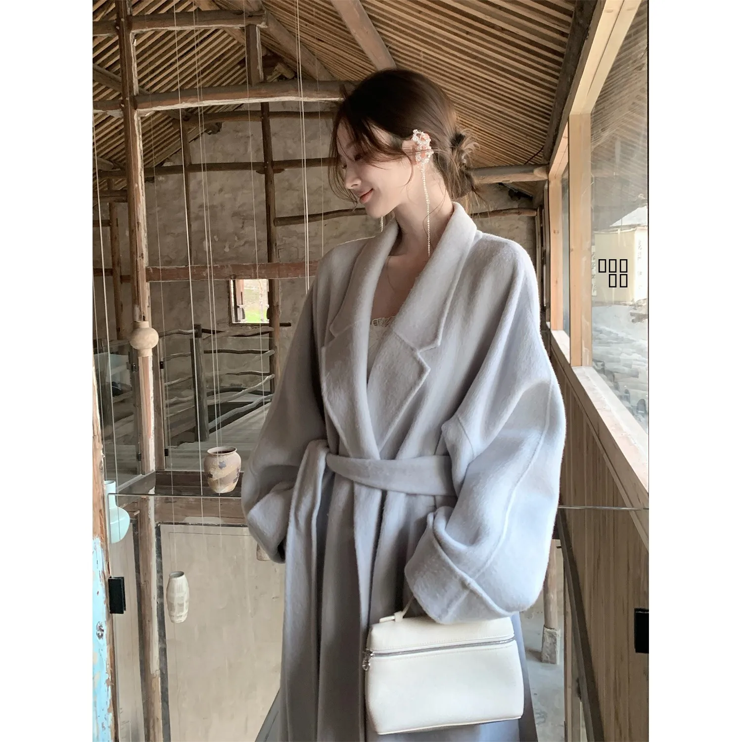 Classic Double-Breasted Double-Faced Woolen Coat Korean Sle Ele Midi Outerwear Autumn Winter New Arrival from One Moment
Classic Double-Breasted Double-Faced Woolen Coat Korean Sle Ele Midi Outerwear Autumn Winter New Arrival from One Moment