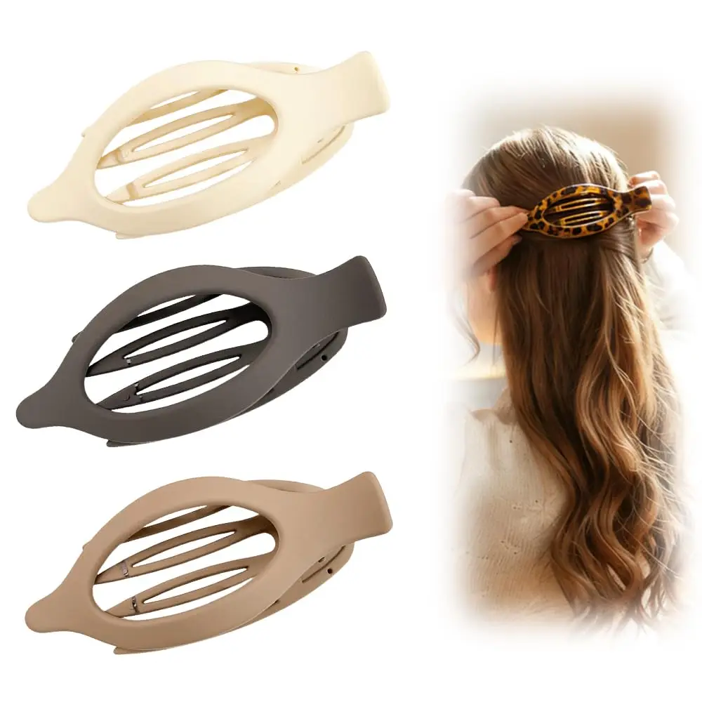 3PC Flat Hair Clips for Women, 2026 New Flat Claw Clips for Women, Non Slip Clip For Thick to Thin
3PC Flat Hair Clips for Women, 2026 New Flat Claw Clips for Women, Non Slip Clip For Thick to Thin