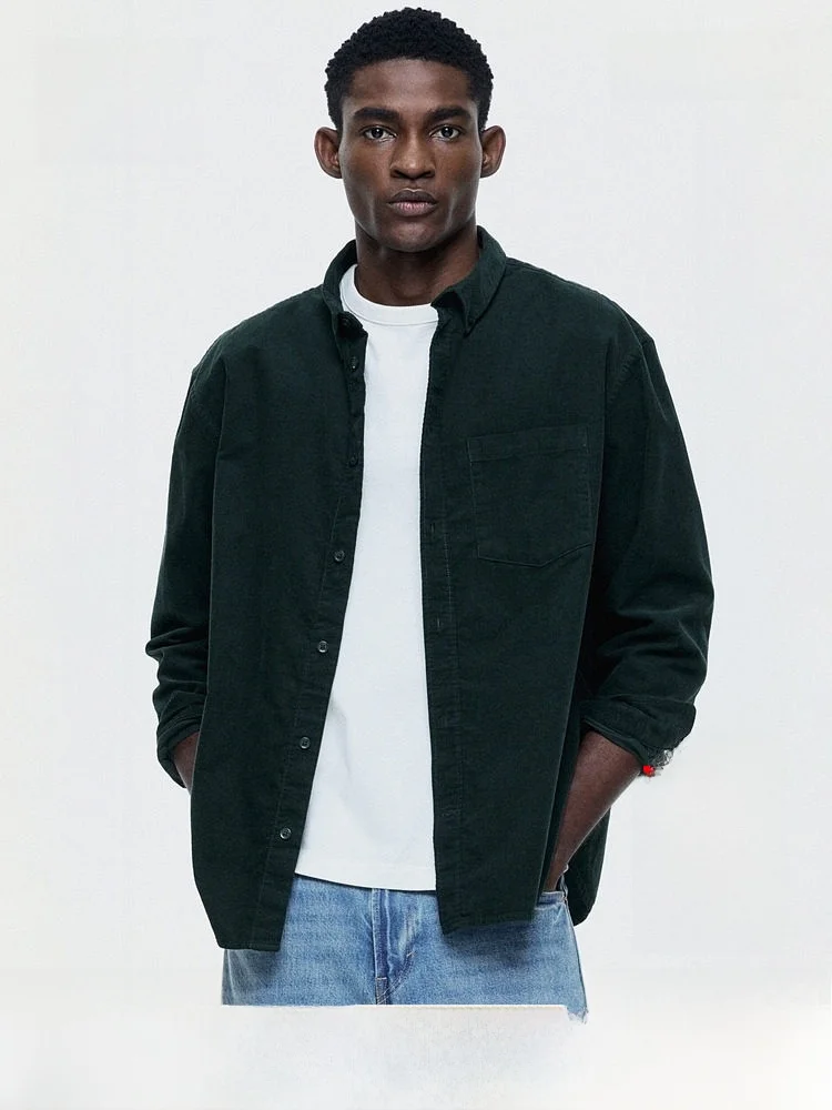 New Men's Standard Fit Corduroy Shirt H&M 1289456 Long Sleeve Button up Cotton Spring 2026 Casual Wear
New Men's Standard Fit Corduroy Shirt H&M 1289456 Long Sleeve Button up Cotton Spring 2026 Casual Wear