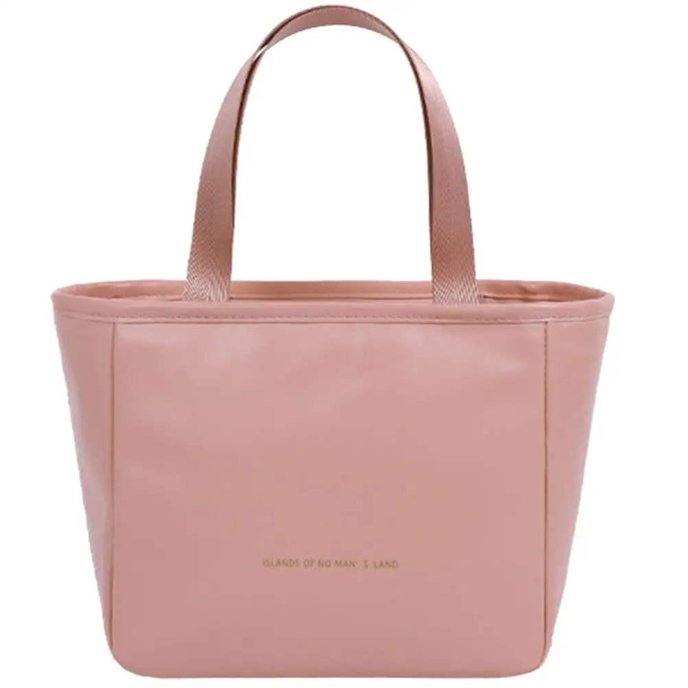 Insulated PU Bag Large Capacity Waterproof Pink Lunch Tote Compact Foldable Food Storage Women Cute Bags Wear Resist H
Insulated PU Bag Large Capacity Waterproof Pink Lunch Tote Compact Foldable Food Storage Women Cute Bags Wear Resist H