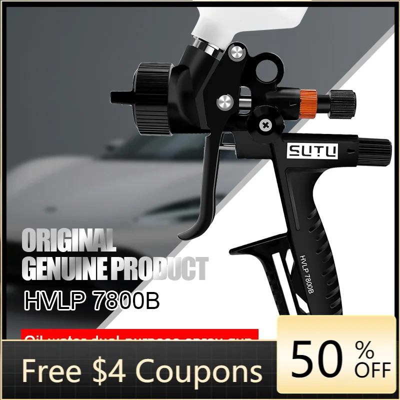 SUTU HVLP 7800 1.3/1.4/1.7/1.8/2.0/2.5MM Nozzle Automotive Repair Pneumatic Tools High Atomization Spray Gun
SUTU HVLP 7800 1.3/1.4/1.7/1.8/2.0/2.5MM Nozzle Automotive Repair Pneumatic Tools High Atomization Spray Gun