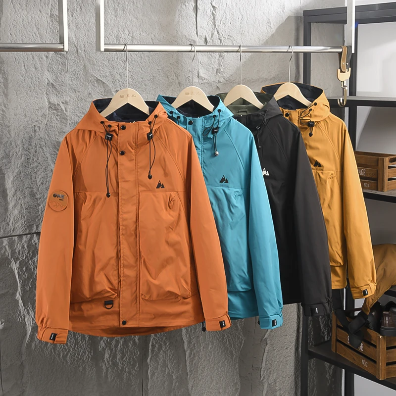 Outdoor Windproof Jacket for Couples Spring Season Unisex Loose Fit Fashion Urban Style Long Sleeve Hooded Coat Rainproof
Outdoor Windproof Jacket for Couples Spring Season Unisex Loose Fit Fashion Urban Style Long Sleeve Hooded Coat Rainproof