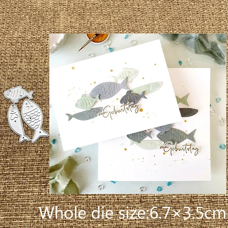 New Design Craft Metal Cutting Die cut dies 3pcs fish Decorative scrapbook Album Paper Card Embossing die cuts
New Design Craft Metal Cutting Die cut dies 3pcs fish Decorative scrapbook Album Paper Card Embossing die cuts