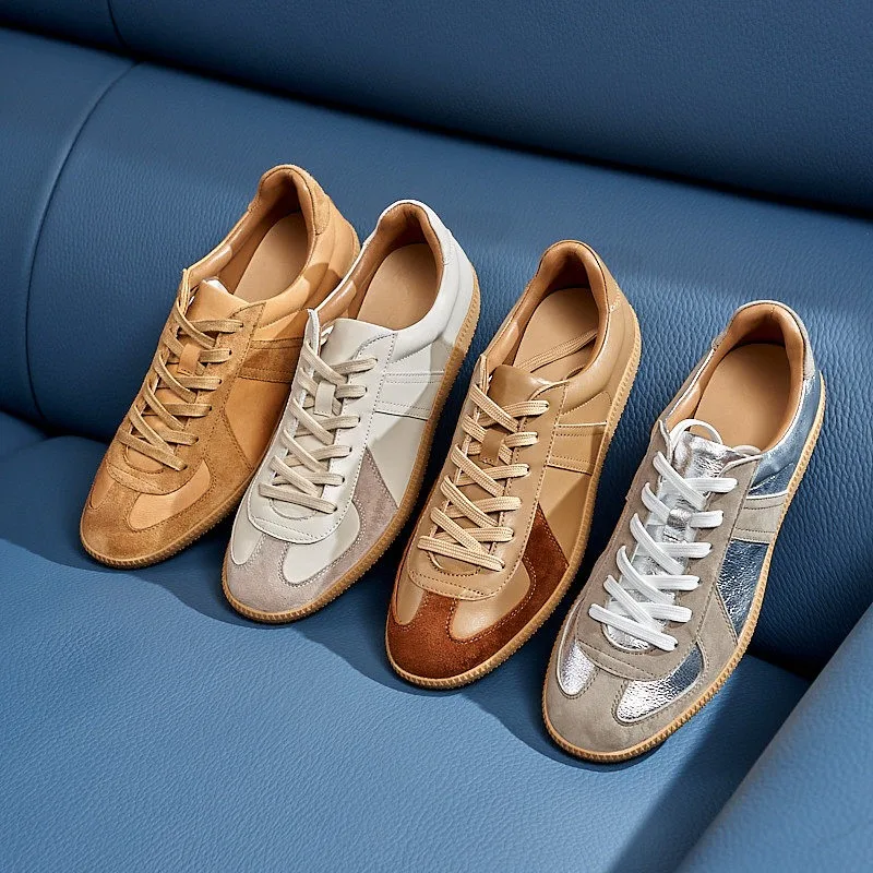 British Old Money Style Men Flats Genuine Leather Retro Trainers Comfortable Casual Sports Sneakers
British Old Money Style Men Flats Genuine Leather Retro Trainers Comfortable Casual Sports Sneakers