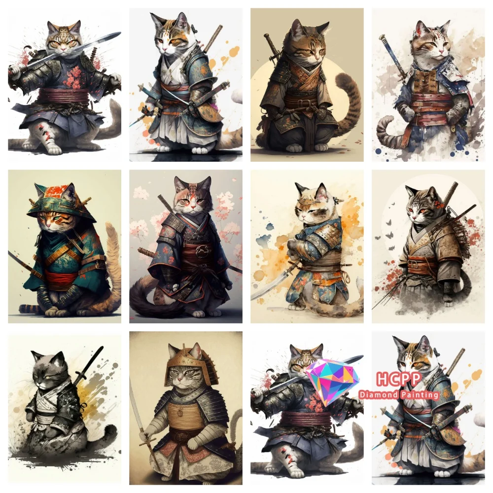 Набор для алмазной вышивки в японском стиле «Самурайский кот»: винтажная мозаика 5D с квадратными и круглыми стразами, сделай сам, уникальный подарок, декор для дома
Набор для алмазной вышивки в японском стиле «Самурайский кот»: винтажная мозаика 5D с квадратными и круглыми стразами, сделай сам, уникальный подарок, декор для дома