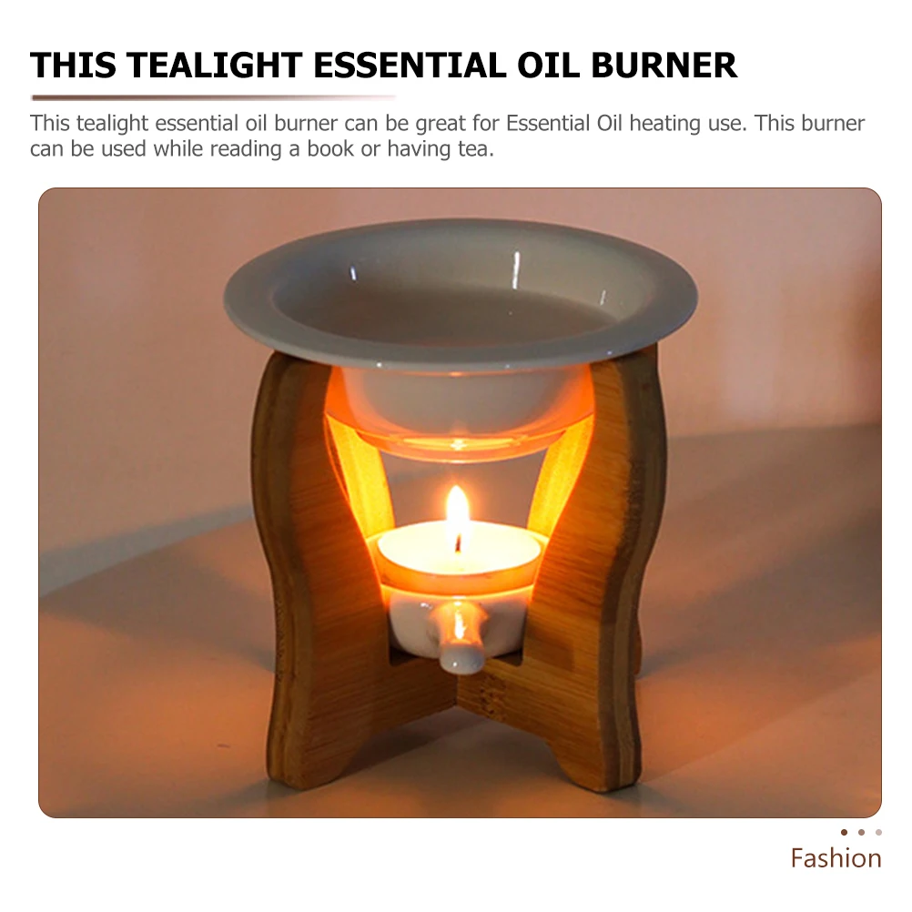 Aromatherapy Lamp Stove Wax Burner Tealight Holder Bamboo Essential Oil Ceramic Aroma Diffuser Furnace Incense Yoga Hotel
Aromatherapy Lamp Stove Wax Burner Tealight Holder Bamboo Essential Oil Ceramic Aroma Diffuser Furnace Incense Yoga Hotel