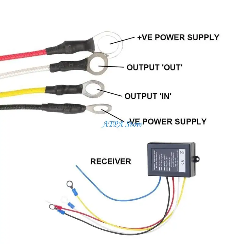 U13C Wireless Remote Control for Electric Winches Marine Automotive ATVs SUV Vehicle Trailer Applications Boats Garage Doors
U13C Wireless Remote Control for Electric Winches Marine Automotive ATVs SUV Vehicle Trailer Applications Boats Garage Doors