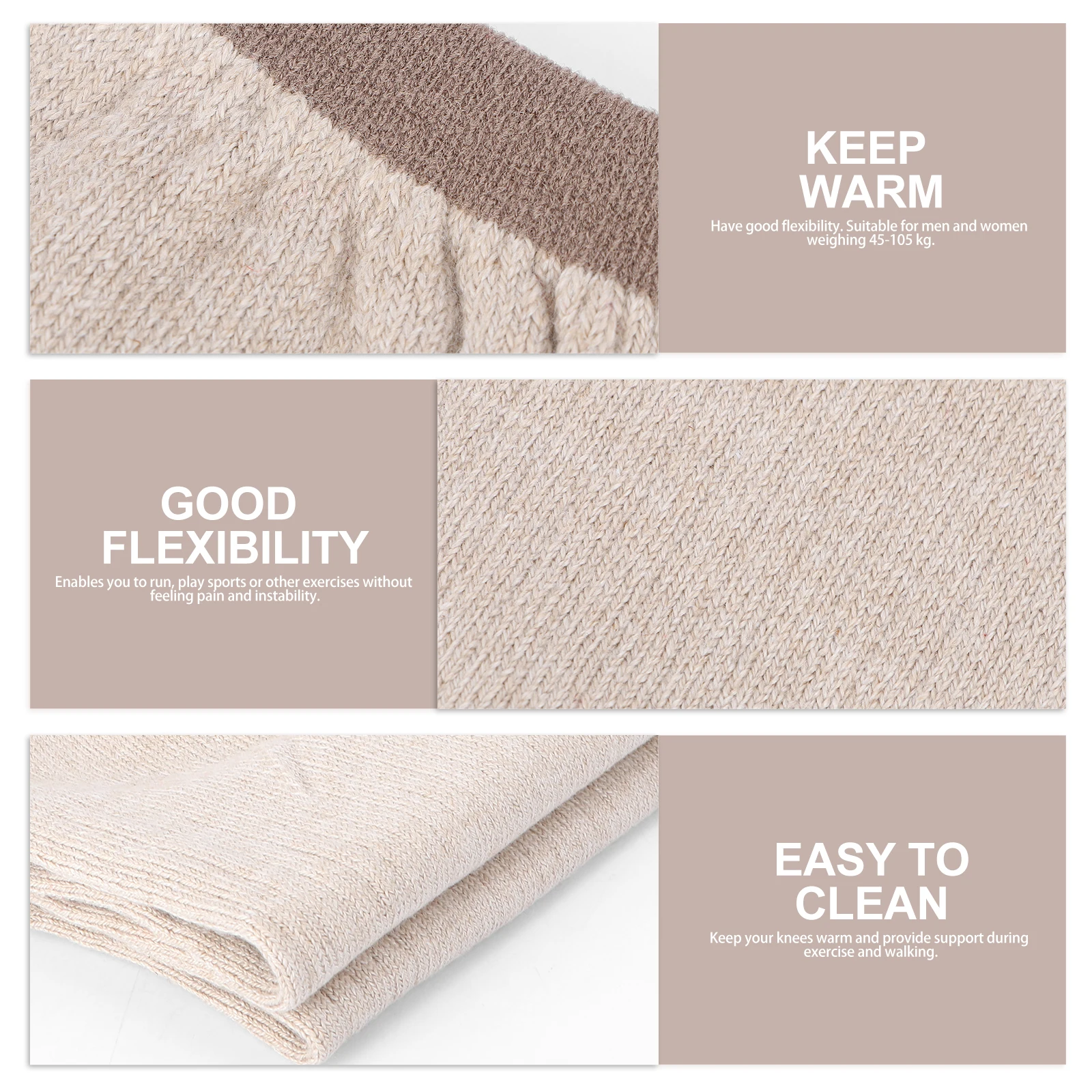 Warm Knee Pads Cashmere Warmers Sleeve Sports Brace Thicken Support Winter Exercise Recovery 45 105kg Elastic Durability
Warm Knee Pads Cashmere Warmers Sleeve Sports Brace Thicken Support Winter Exercise Recovery 45 105kg Elastic Durability