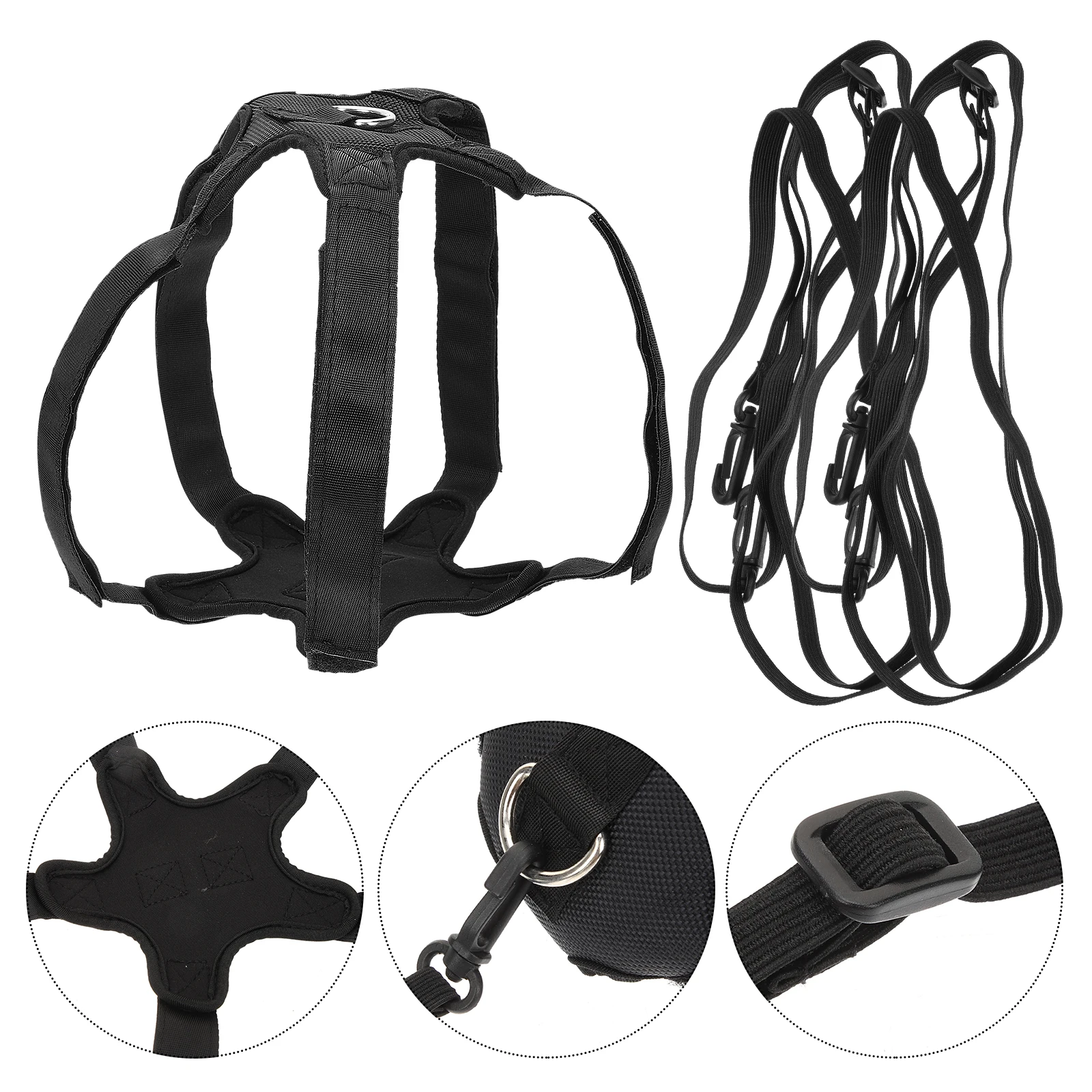 1 Set Hanging Trainer Strap Adjustable Elastic Cord Durable Wear-Resistant Lightweight Portable Training Tool Spiking Serving
1 Set Hanging Trainer Strap Adjustable Elastic Cord Durable Wear-Resistant Lightweight Portable Training Tool Spiking Serving