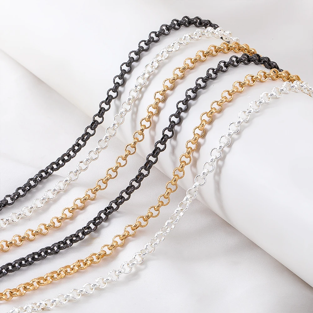 1Meter 4mm Pure Copper Chains Embossed Circular Chains O-shaped Chains For DIY Jewelry Making Chains Necklace Bracelet Materials
1Meter 4mm Pure Copper Chains Embossed Circular Chains O-shaped Chains For DIY Jewelry Making Chains Necklace Bracelet Materials