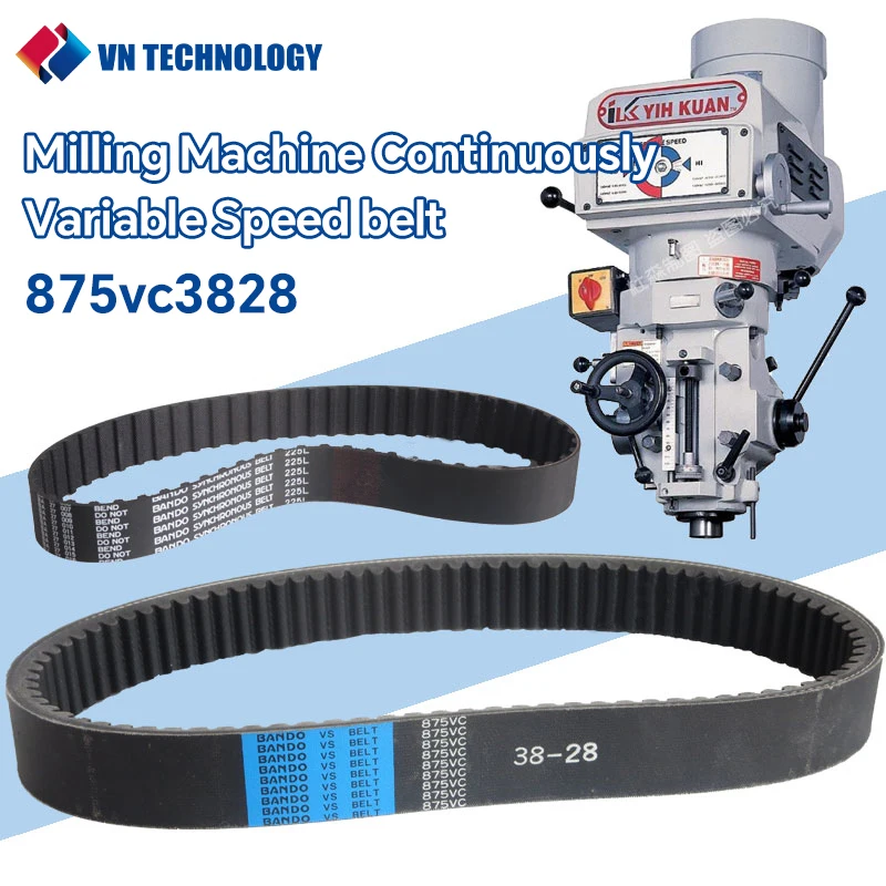Turret milling machine belt is for 4 inch 610*100 tank machine 875vc3828 segmentless milling head synchronization belt
Turret milling machine belt is for 4 inch 610*100 tank machine 875vc3828 segmentless milling head synchronization belt
