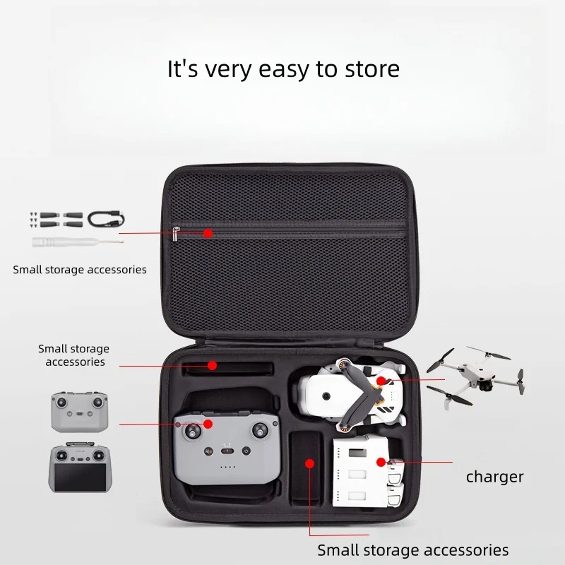 Large-capacity storage bag for DJI Lito shock-resistant and drop-proof protective accessories
Large-capacity storage bag for DJI Lito shock-resistant and drop-proof protective accessories