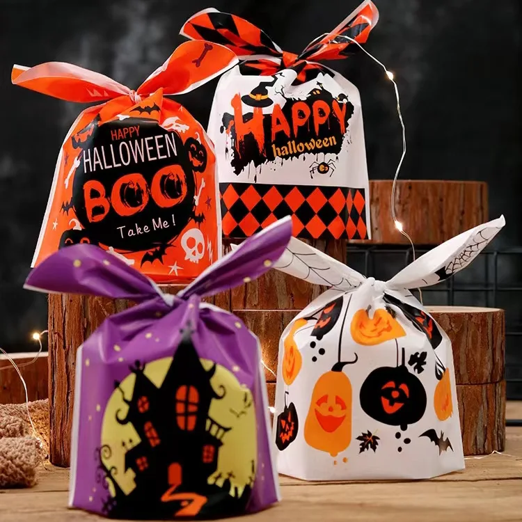 50pcs/Set Halloween Bunny Ears Gift Packaging Bags Nougat Cookie Baked Snack Gift Bags Funny Print Trick or Treat Party Supplies
50pcs/Set Halloween Bunny Ears Gift Packaging Bags Nougat Cookie Baked Snack Gift Bags Funny Print Trick or Treat Party Supplies