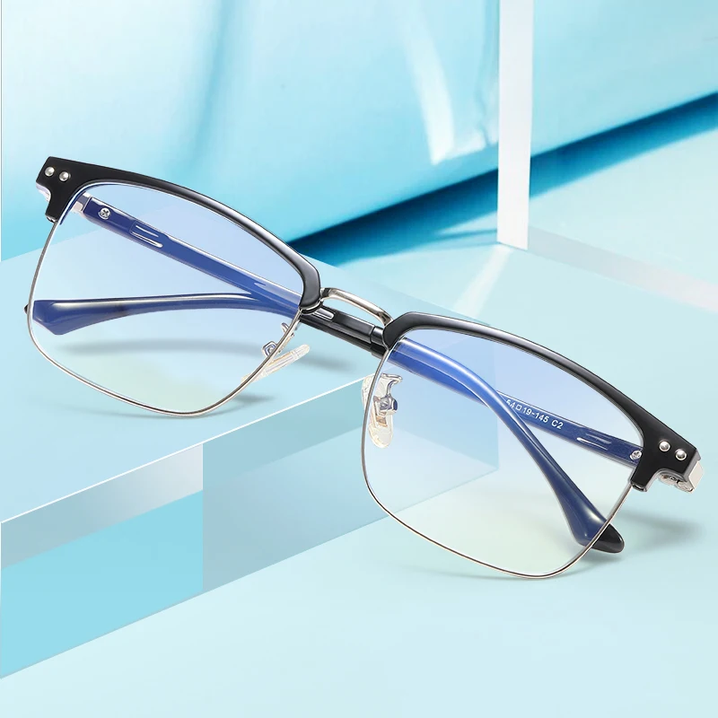 Design Men Luxury Glasses Frame Male Square Optical Business Style Anti Blue Lights Lens Alloy Eyeglasses #52016
Design Men Luxury Glasses Frame Male Square Optical Business Style Anti Blue Lights Lens Alloy Eyeglasses #52016
