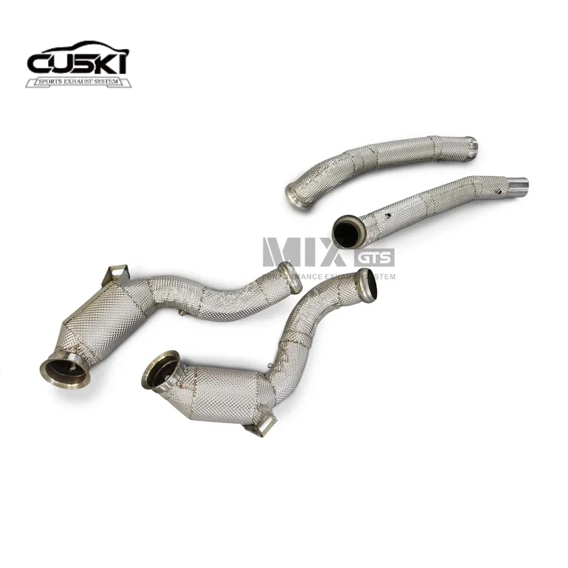 Suitable for Mercedes Benz E63/E63S/GTC/GT-C AMG W213 2016-2020 exhaust downpipe Stainless Steel Automotive Exhaust Parts
Suitable for Mercedes Benz E63/E63S/GTC/GT-C AMG W213 2016-2020 exhaust downpipe Stainless Steel Automotive Exhaust Parts