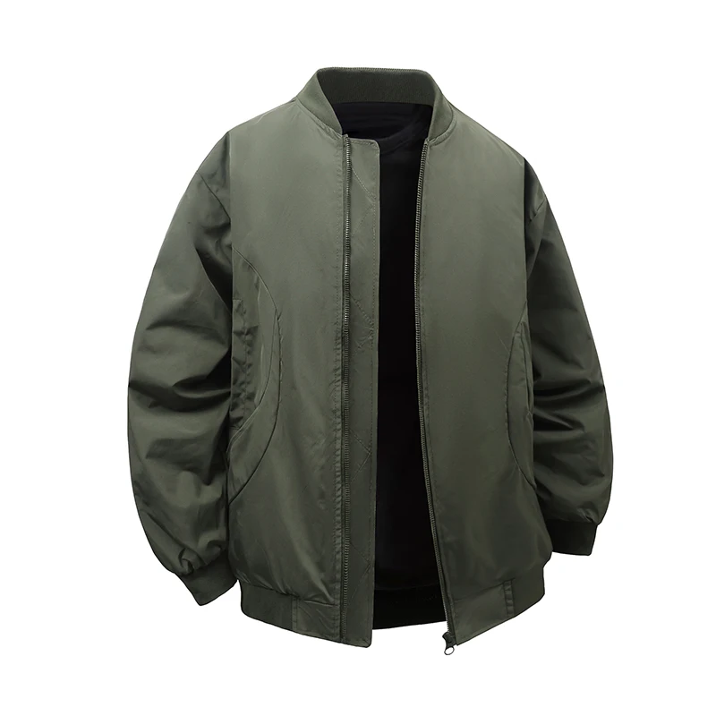 Куртка-бомбер унисекс из полиэстера с длинным рукавом и воротником-стойкой, весна-осень 2025
Куртка-бомбер унисекс из полиэстера с длинным рукавом и воротником-стойкой, весна-осень 2025