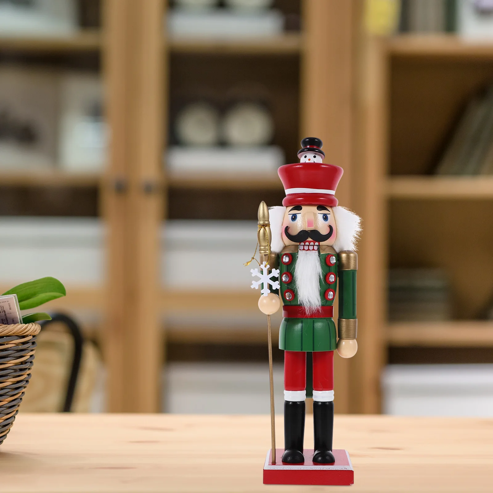 Christmas Nutcracker Wooden Ornament Decorative Xmas Tabletop Decor Indoor Holiday Decoration for Home Restaurant Cafe
Christmas Nutcracker Wooden Ornament Decorative Xmas Tabletop Decor Indoor Holiday Decoration for Home Restaurant Cafe