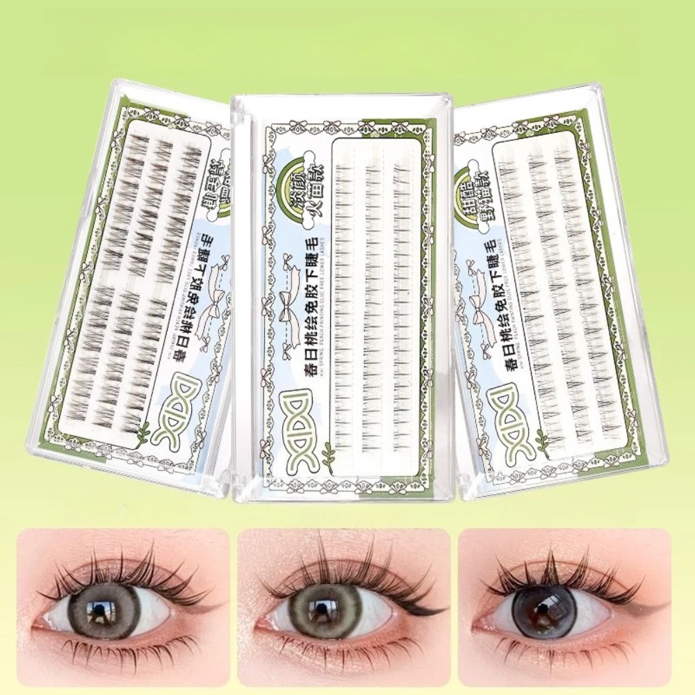 3 Rows Glue Free Lower Eyelash Natural Simulation Segmented Transparent Terrier Fake Lashes Dairy Eye Makeup Accessories
3 Rows Glue Free Lower Eyelash Natural Simulation Segmented Transparent Terrier Fake Lashes Dairy Eye Makeup Accessories