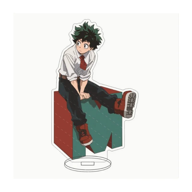 Anime Cartoons Acrylic Standee Plates for My Hero Academia Izuku Midoriya Creative Peripheral 15Cm Desktop Standing Decoration
Anime Cartoons Acrylic Standee Plates for My Hero Academia Izuku Midoriya Creative Peripheral 15Cm Desktop Standing Decoration