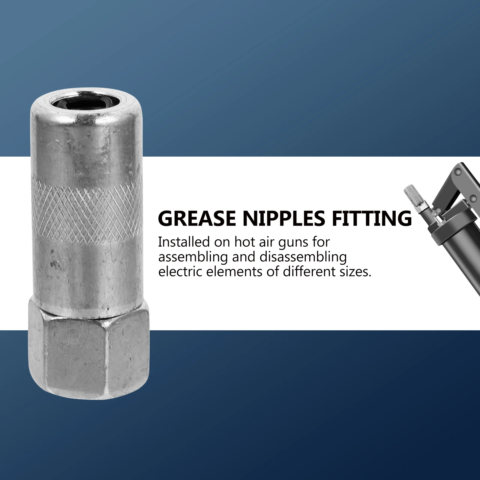 10pcs Flat Head Grease Nipples Durable Replacement Kit Simple Installation Silver Coupler Filler Nozzles Engine Parts
10pcs Flat Head Grease Nipples Durable Replacement Kit Simple Installation Silver Coupler Filler Nozzles Engine Parts