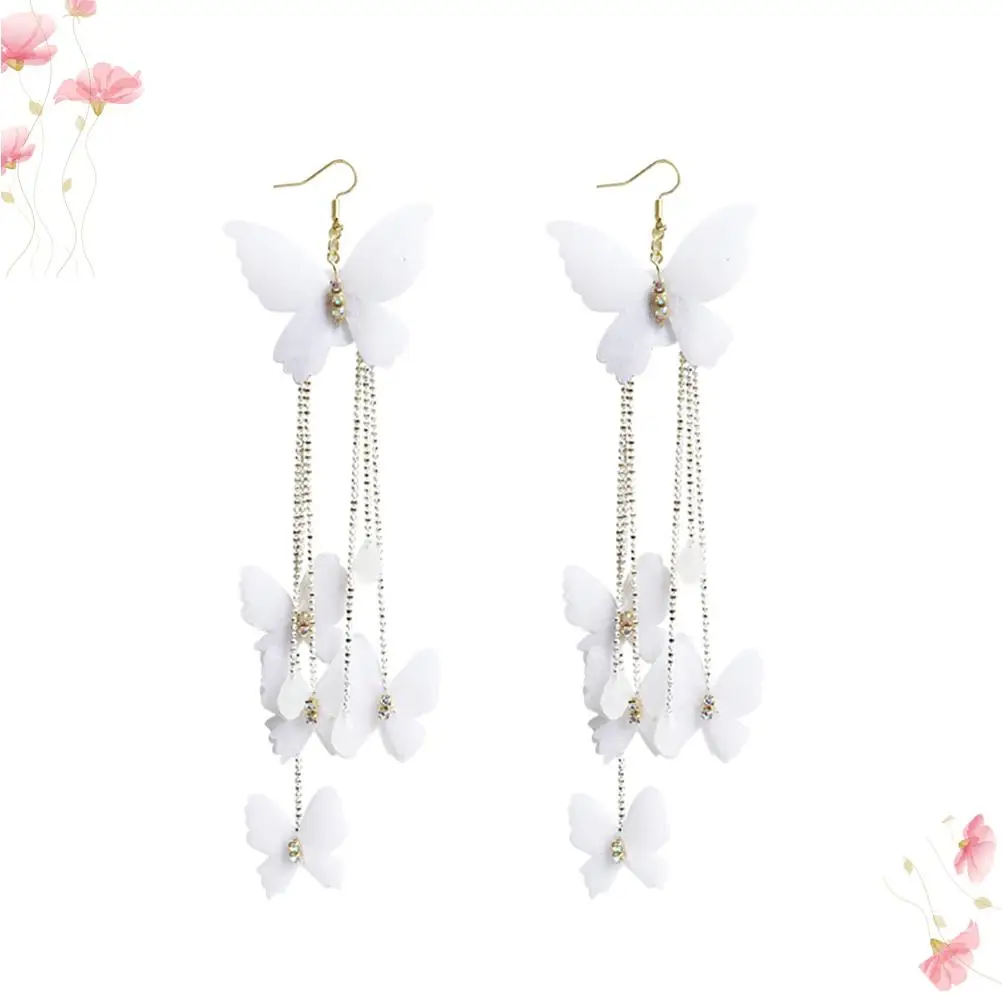 Flower Butterfly Dangle Lady Ear Jewelry Trendy Wings Accessories Girl Woman Earrings Fashion Jewelry Chic Elegant
Flower Butterfly Dangle Lady Ear Jewelry Trendy Wings Accessories Girl Woman Earrings Fashion Jewelry Chic Elegant