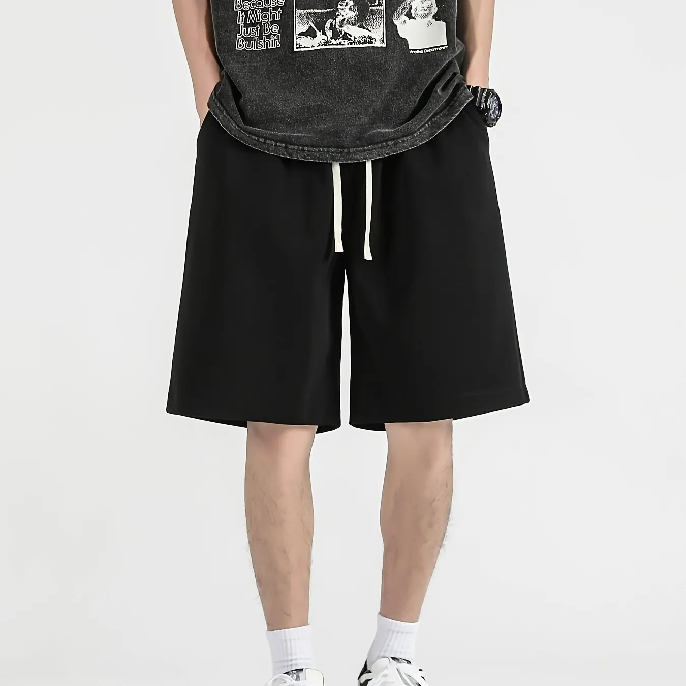 Men's Summer Outdoor Casual Shorts Loose Fit with Elastic Waist and Drawstring Design Suitable for Sports and Fitness
Men's Summer Outdoor Casual Shorts Loose Fit with Elastic Waist and Drawstring Design Suitable for Sports and Fitness