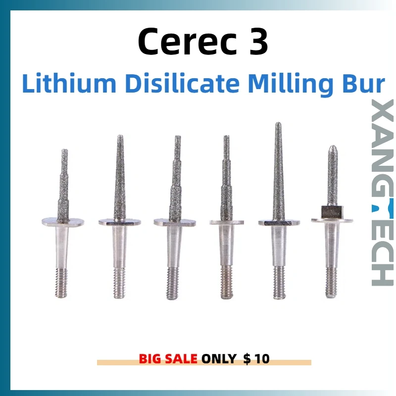 XANGTECH Cerec 3 Wet Milling Burs Dental Materials For Glass Ceramic Lithium Disilicate Dental Grinding Tool CAD CAM Dental Lab
XANGTECH Cerec 3 Wet Milling Burs Dental Materials For Glass Ceramic Lithium Disilicate Dental Grinding Tool CAD CAM Dental Lab