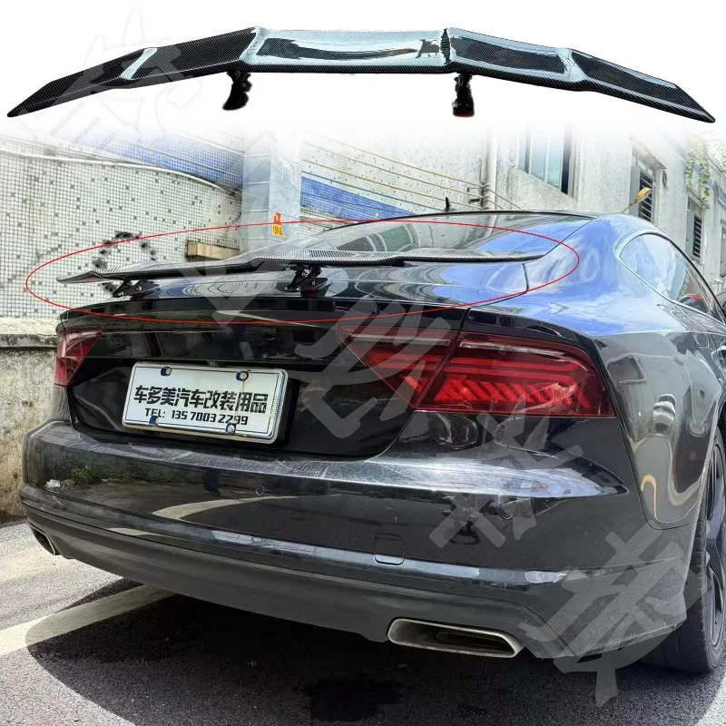 For 2013-2018 Audi A7 S7 RS7 Spoilers Wings GT Style Carbon Fiber Body Kit Aerodynamic Trunk Lid Wing Car Accessories
For 2013-2018 Audi A7 S7 RS7 Spoilers Wings GT Style Carbon Fiber Body Kit Aerodynamic Trunk Lid Wing Car Accessories