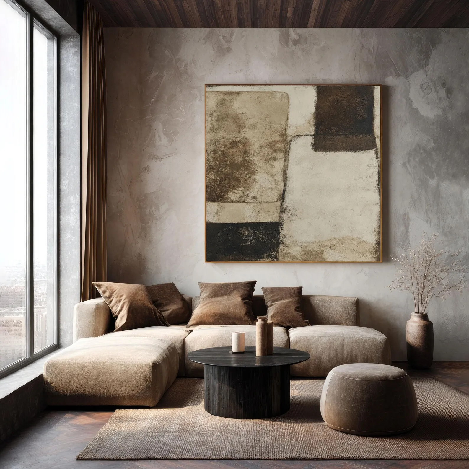 Mhemyo Original Abstract Hand Painted Oil Painting Brown Beige Wabi Sabi Wall Art Modern Neutral Japandi Living Room Home Decor
Mhemyo Original Abstract Hand Painted Oil Painting Brown Beige Wabi Sabi Wall Art Modern Neutral Japandi Living Room Home Decor