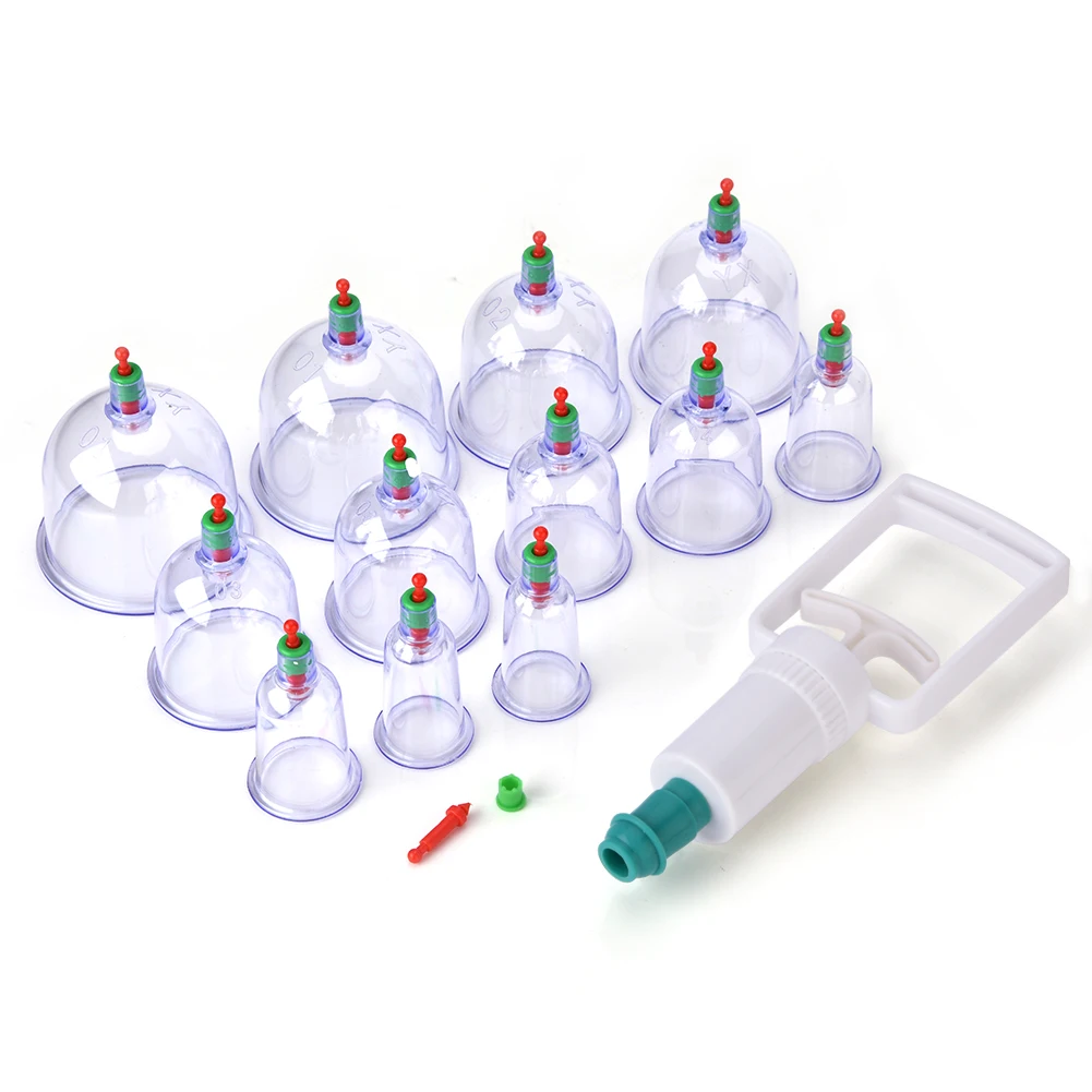 12x Suction Cups Cupping Massage Acupuncture Vacuum Therapy Traditional Chinese Acupuncture Cupping Set Vacuum Cupping Machine
12x Suction Cups Cupping Massage Acupuncture Vacuum Therapy Traditional Chinese Acupuncture Cupping Set Vacuum Cupping Machine